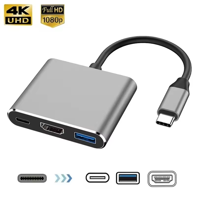 Docking Station Usb C - 3 IN 1 USB PD HDMI