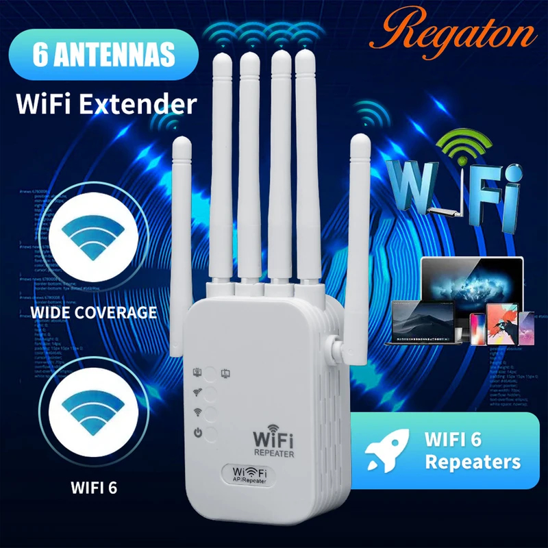 Wifi Range Extender - Regaton 1200Mbps 5GHz WiFi Repeater Extender