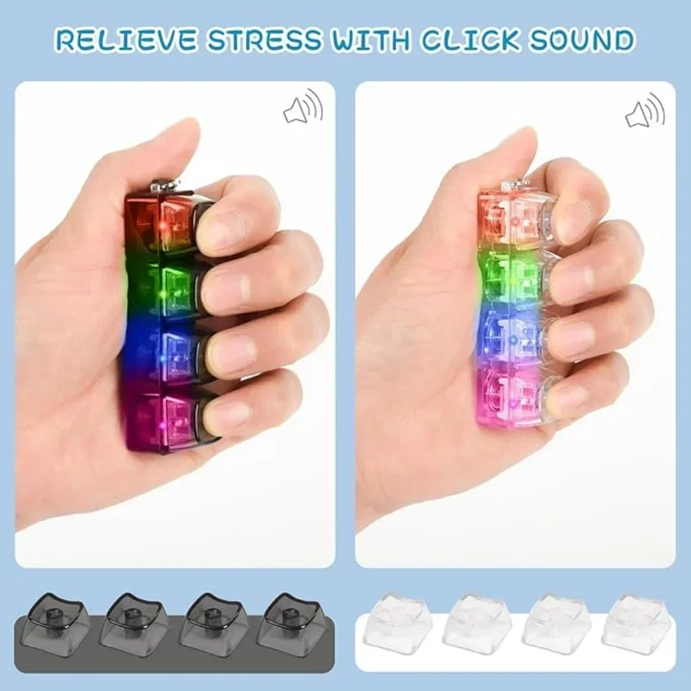 Office Tech And Gadgets - 1pcs LED Toetsenbord Keycap Stress Relief