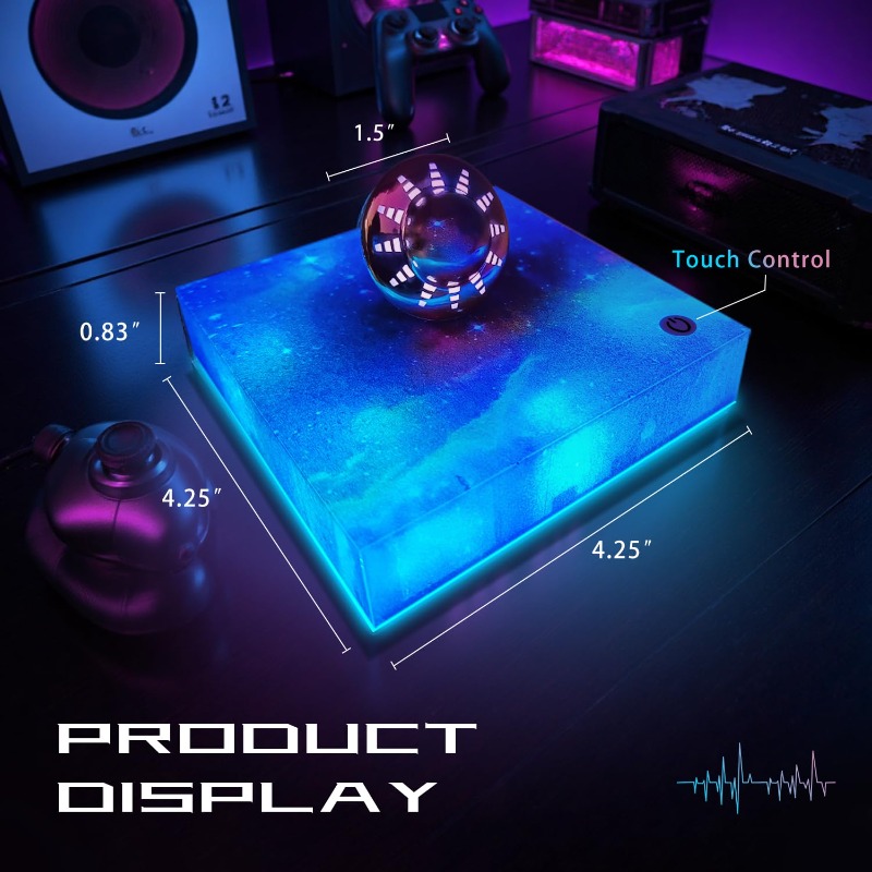 Office Tech And Gadgets - Zwevende UFO-lamp, 360 graden draaibaar °