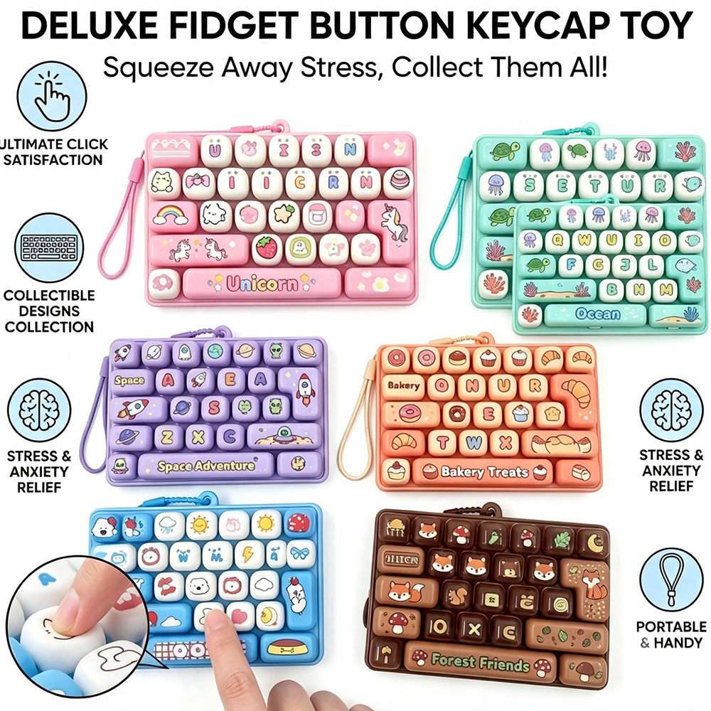 Office Tech And Gadgets - Mechanisch toetsenbord sleutelhanger 26 grid keycap