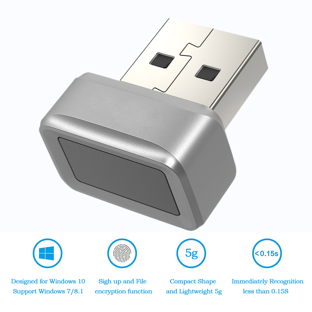 Fingerprint Reader Usb - USB-vingerafdruksleutelkaartlezer FIDO U2F Biometrische vingerafdrukscanner Windows