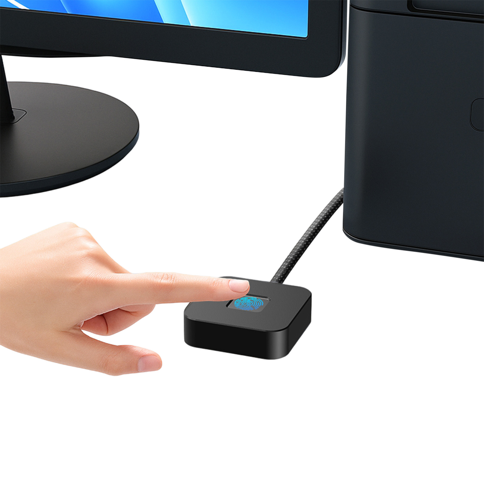 Fingerprint Reader Usb - USB-vingerafdruklezer met 1,5 meter lange kabel