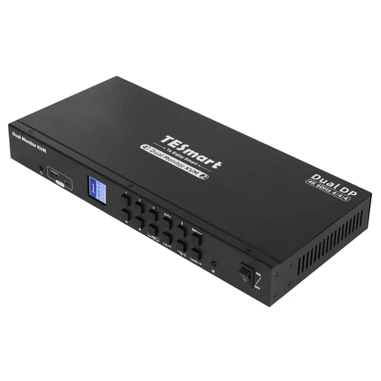 Kvm Switch Dual Monitor - 4-poorts dubbele monitor KVM-switchkit DP 4K60Hz