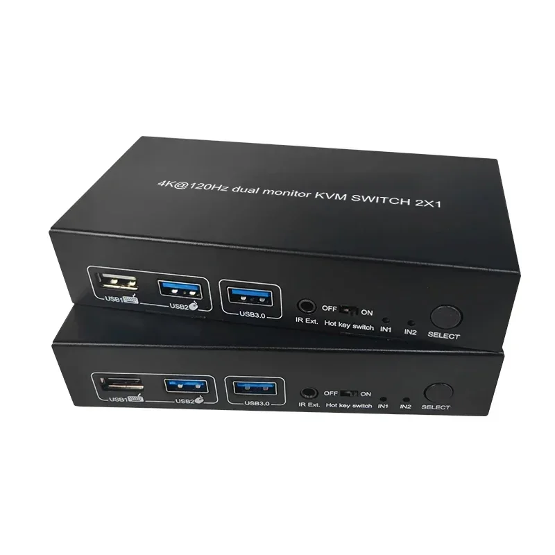 Kvm Switch Dual Monitor - Op voorraad 8K@60Hz 4K@120Hz HDMI USB