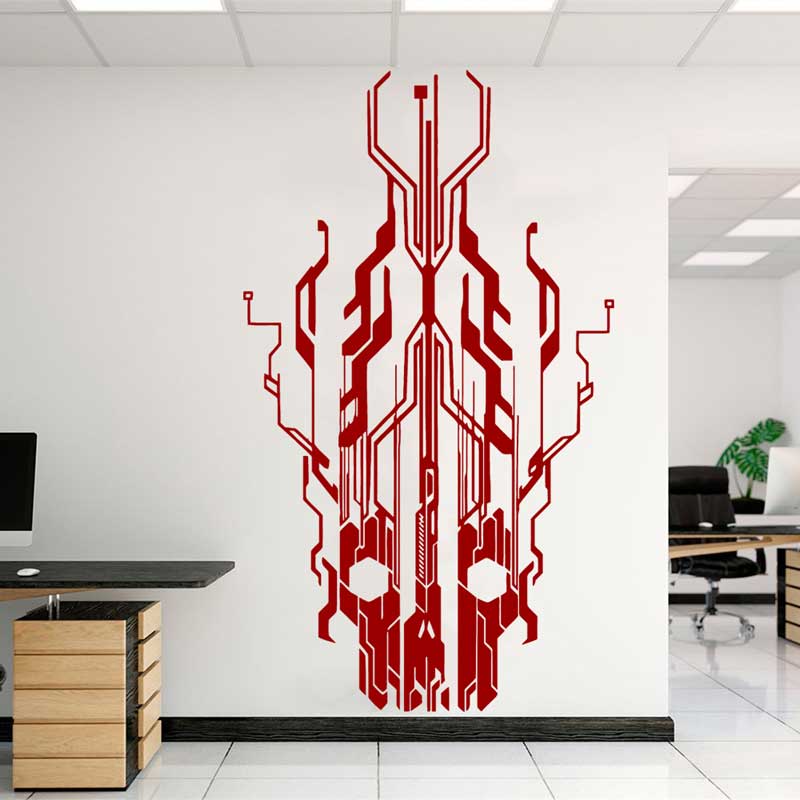 Chip Circuit Tech Schedel Viny - Tech Office Wall recensie en prijs