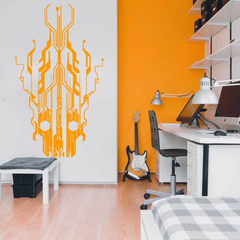 Chip Circuit Tech Schedel Viny - Tech Office Wall recensie en prijs