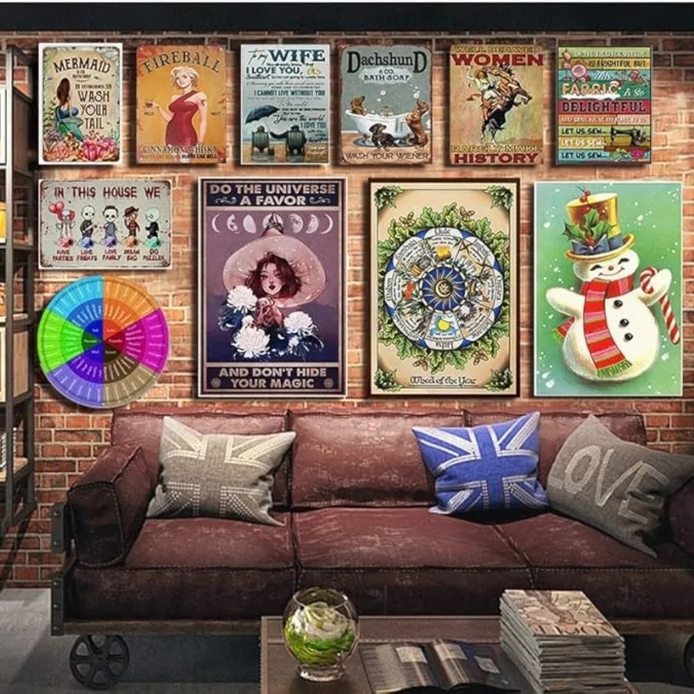 CIFBUY Retro Industrieel 2D Pl - Tech Office Wall recensie en prijs