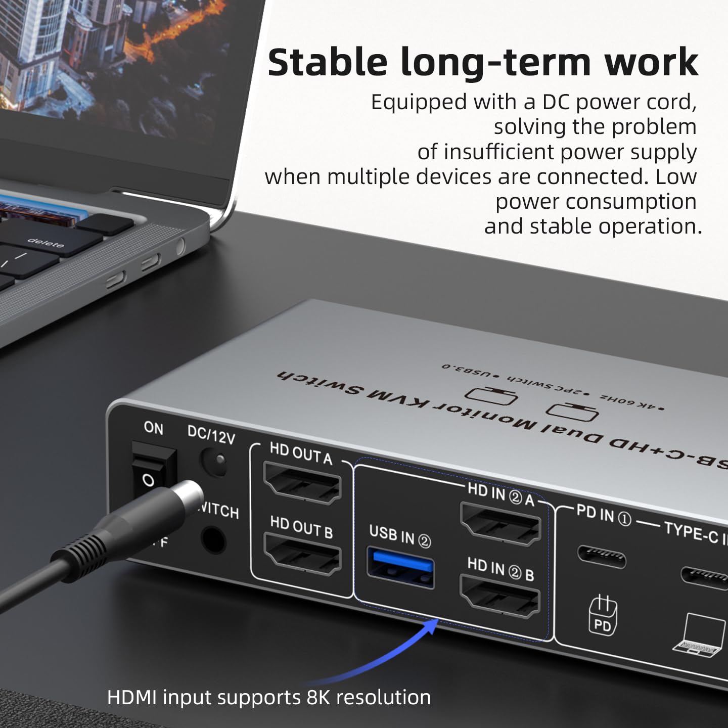 USB C HDMI DP KVM-schakelaar 2 - Kvm Switch Dual Monitor recensie en prijs