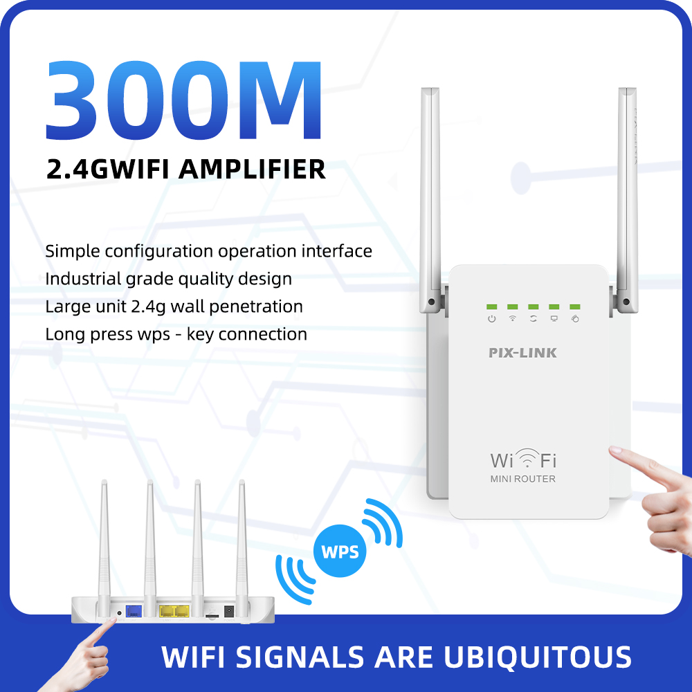 PIX-LINK WR02E Draadloze WiFi  - Wifi Range Extender recensie en prijs