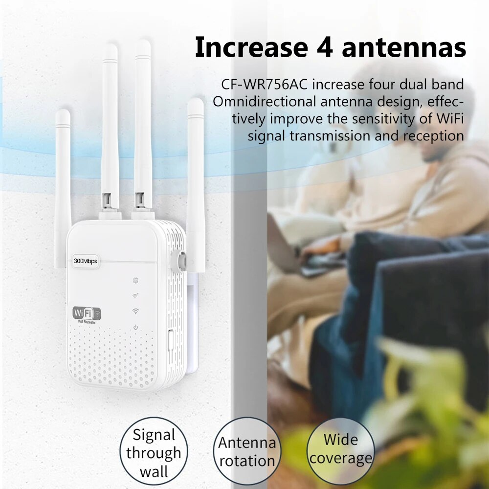 300Mbps Draadloze WiFi Repeate - Wifi Range Extender recensie en prijs