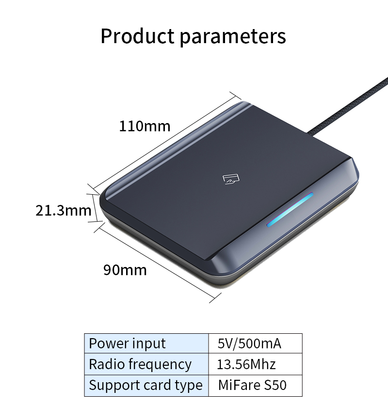 E5SN USB RFID M1 S50 Kaart Enc - Smart Card Reader recensie en prijs