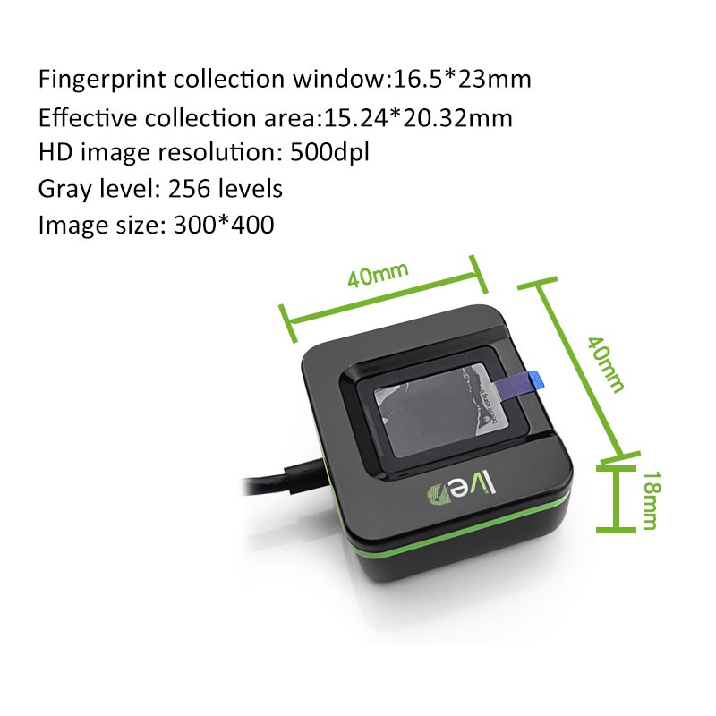 20R optische vingerafdrukscann - Fingerprint Reader Usb recensie en prijs