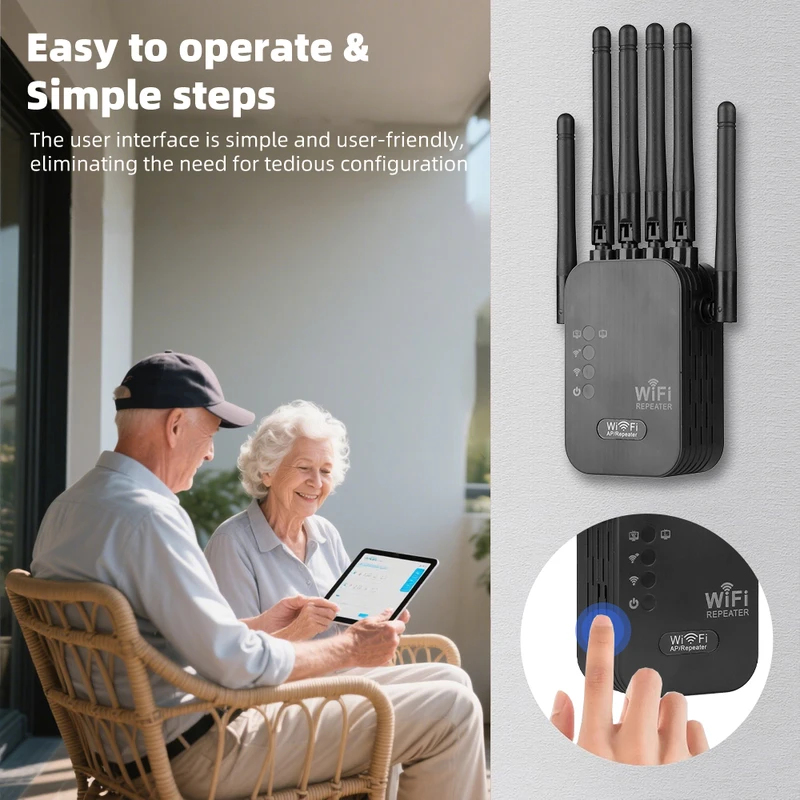 Draadloze 5G WiFi Repeater 120 - Wifi Range Extender recensie en prijs