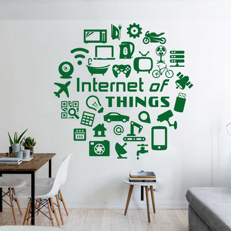 Tech vinyl muurstickers Intern - Tech Office Wall recensie en prijs