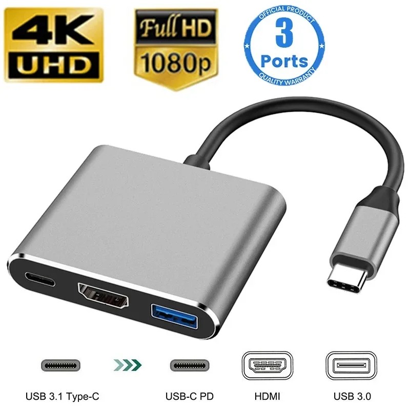 USB C HUB 3in1 Type C 3.0 naar - Docking Station Usb C recensie en prijs
