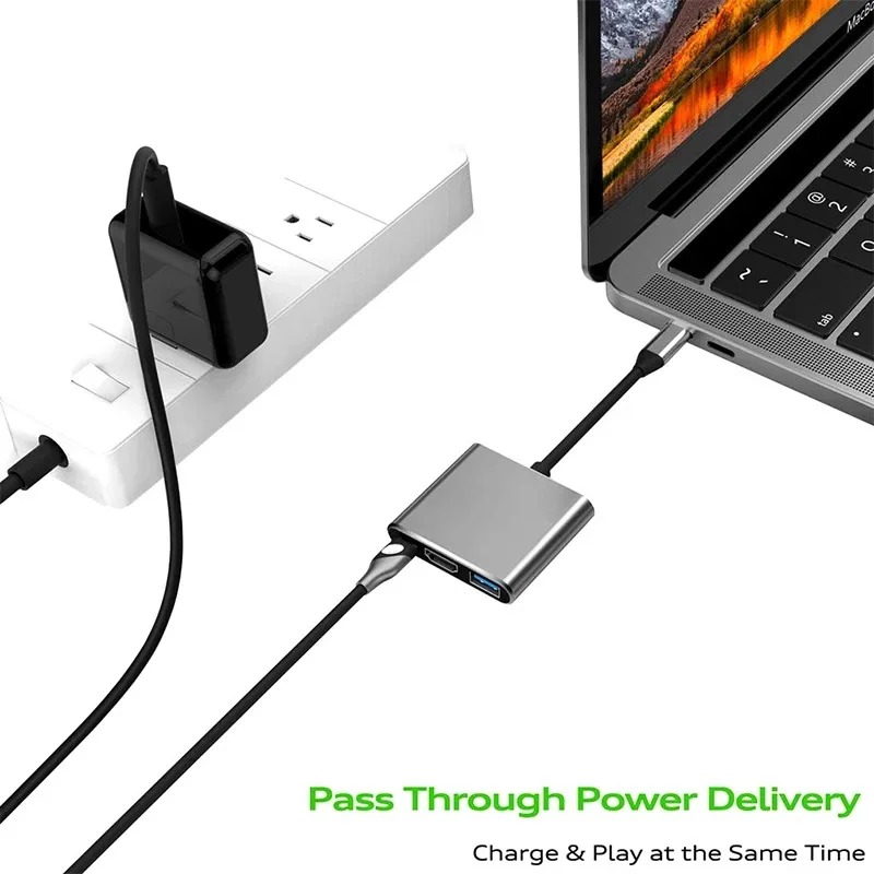 USB C HUB 3in1 Type C 3.0 naar - Docking Station Usb C recensie en prijs