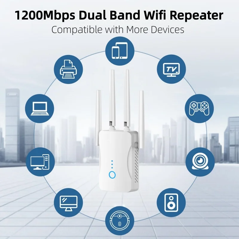 1200Mbps Dual Band WiFi Repeat - Wifi Range Extender recensie en prijs