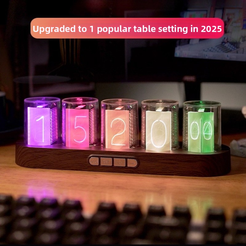 LED Nixie Tube Clock RGB Gamin - Tech Office Youtube recensie en prijs