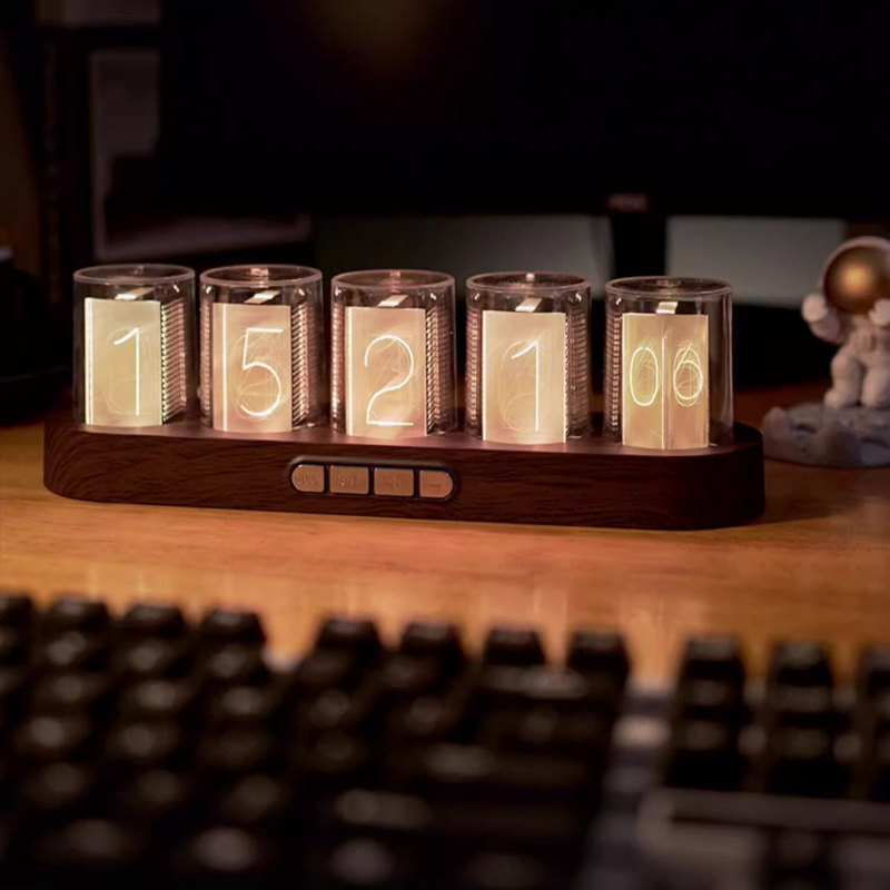 LED Nixie Tube Clock RGB Gamin - Tech Office Youtube recensie en prijs