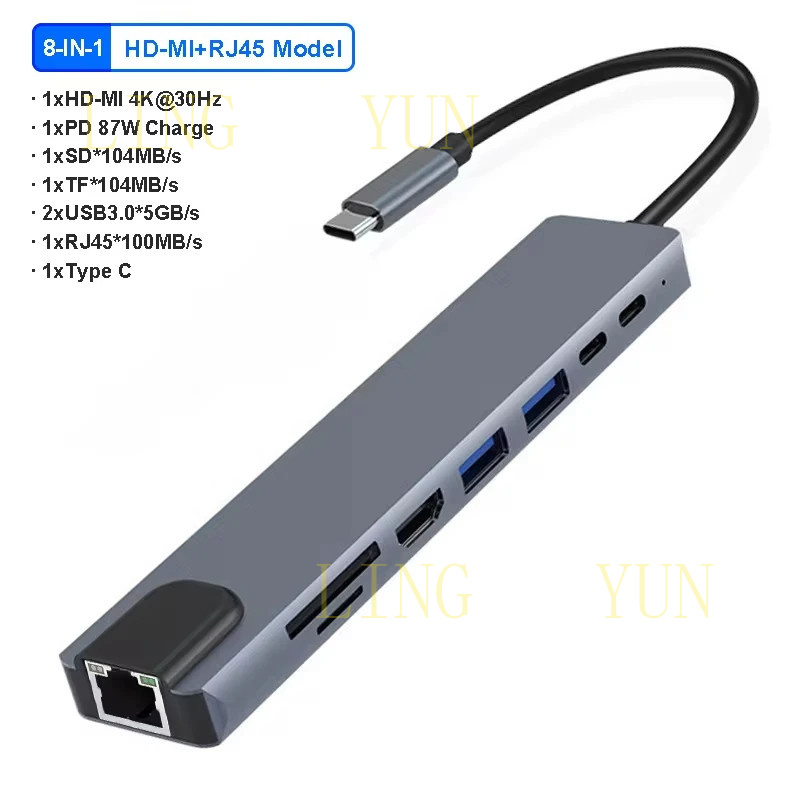 Z 11 poorten USB C HUB docking - Docking Station Usb C recensie en prijs