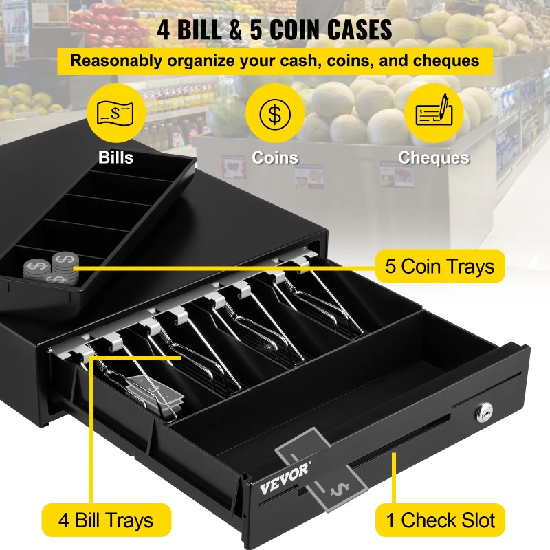 Kassalade 16 inch 12V voor POS - Cash Drawer Pos recensie en prijs